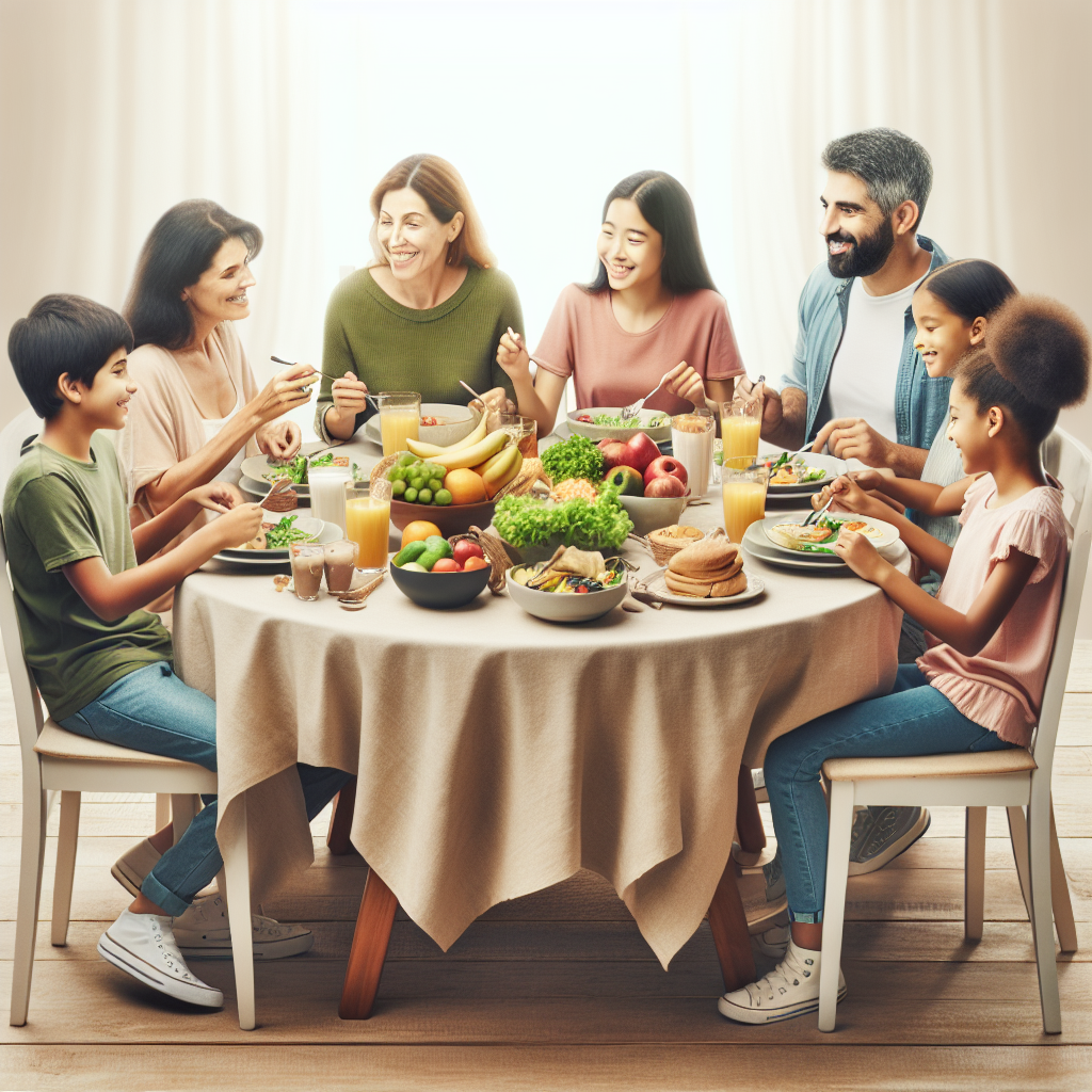 Alimentação Familiar: Comida Saudável que Une Todos à Mesa