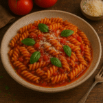 Fusilli com Molho de Tomate Fresco